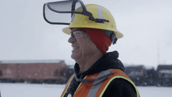 Brett Reynolds, CPKC’s 2025 Railroader of the Year. (Screen Grab from CPKC Video)